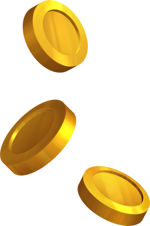 golden coins