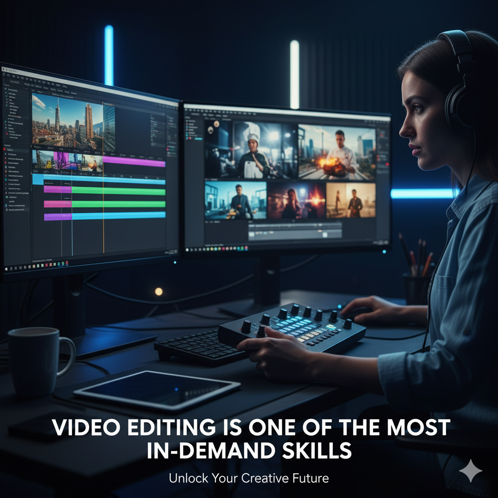 Why Video Editing Is One of the Most In Demand Skills Today
